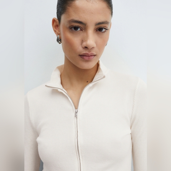 MANGO Zip-up Top - Picture 3 of 6